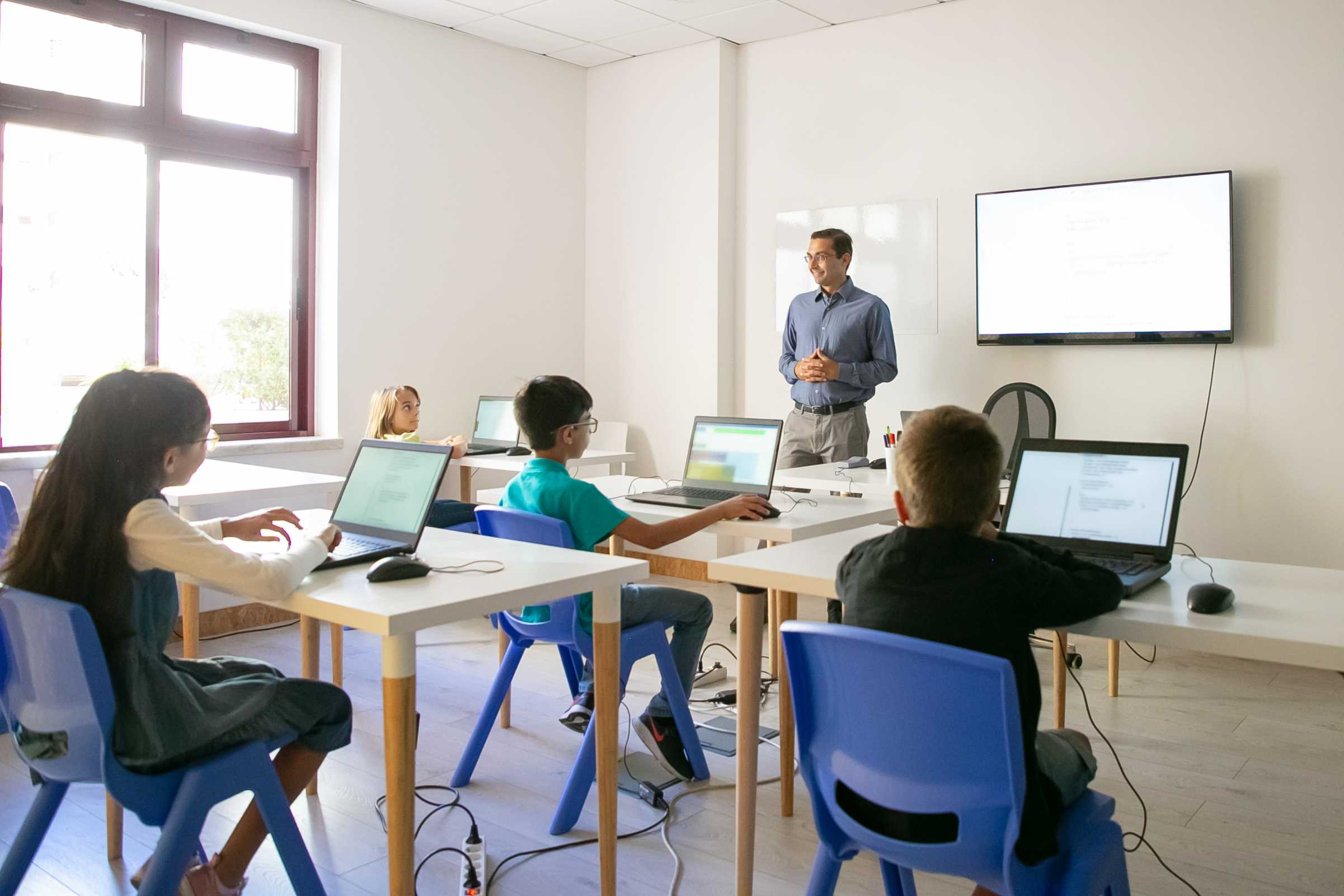 sala de aula com metodologia de educação holística